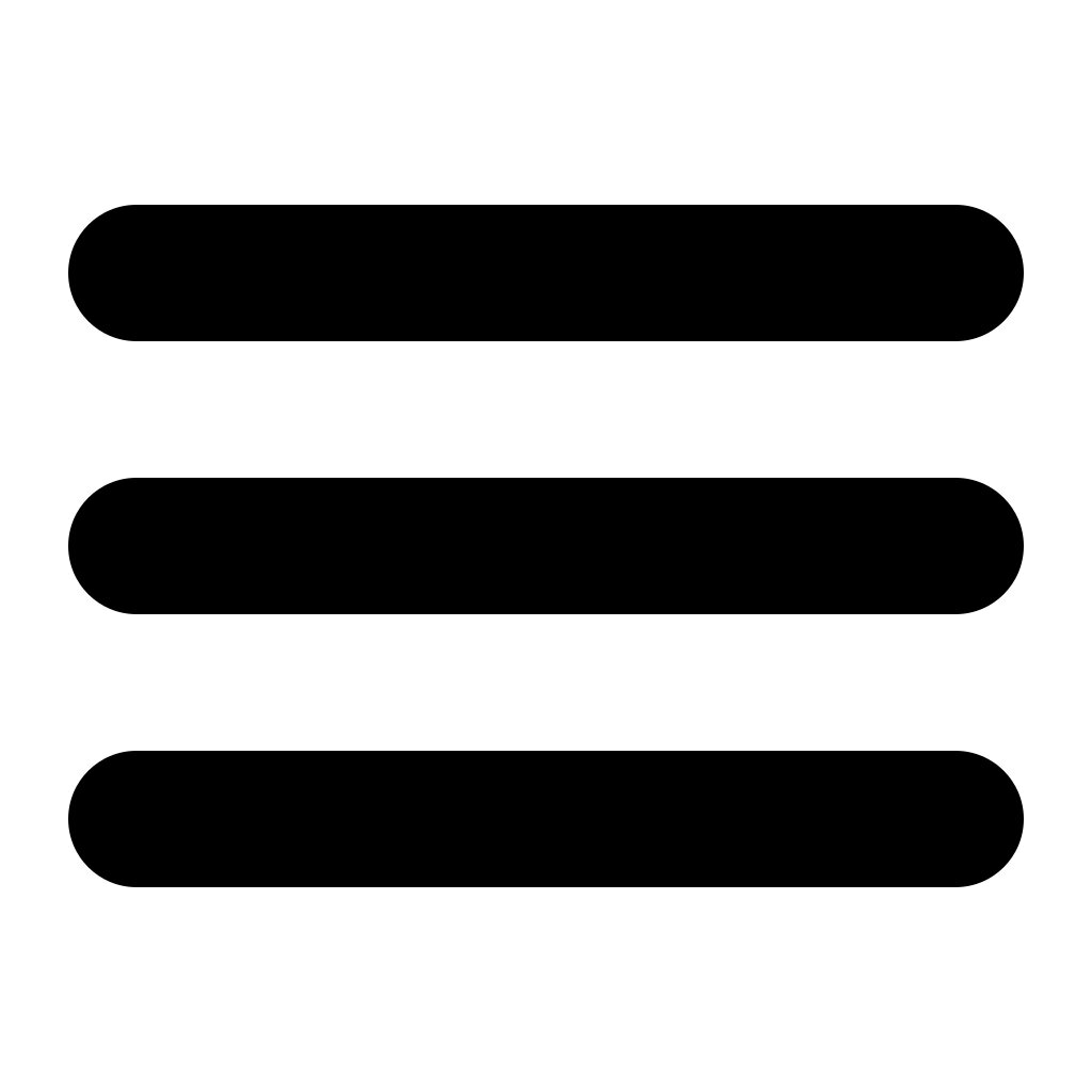 Hamburger Navigation Menu Icon